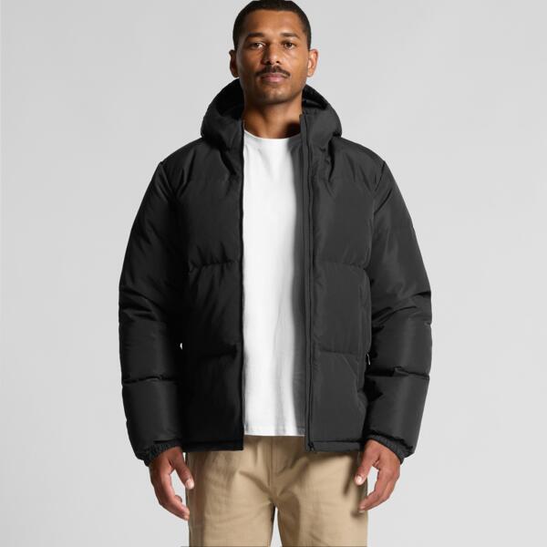 5590 Men's Hooded Puffer Jacket Thumbnail
