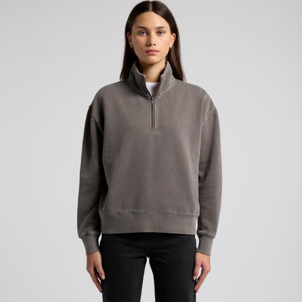 4167 Women's Relax Faded Half Zip Thumbnail