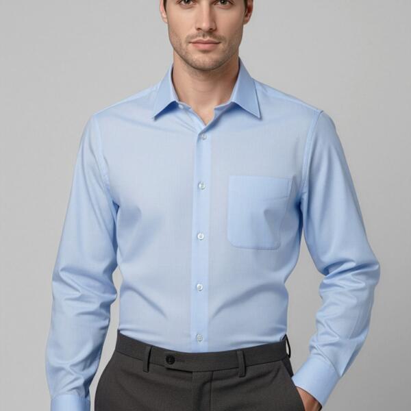 S10210 Men's Luxe Long Sleeve Shirt Thumbnail