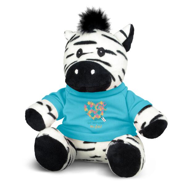 Autism Awareness - Zebra Plush Toy Thumbnail