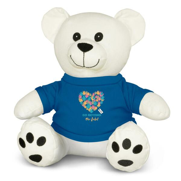 Autism Awareness - Cotton Bear Plush Toy Thumbnail