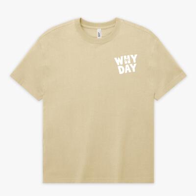 Why Day Oversize Tee Biege Thumbnail