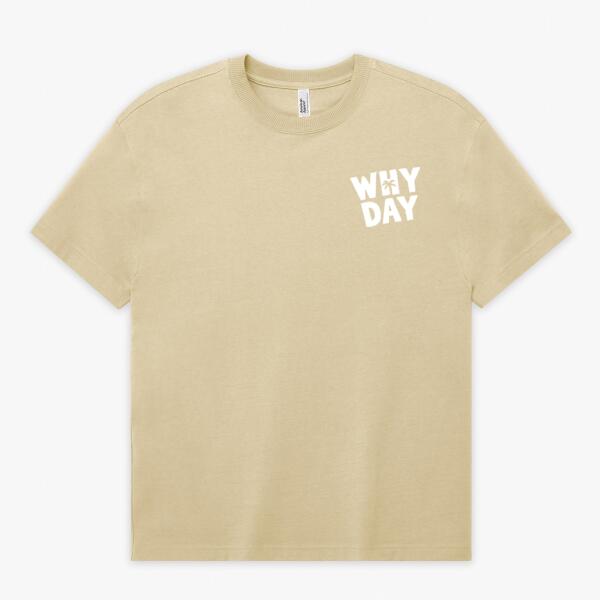 Why Day Oversize Tee Biege Thumbnail